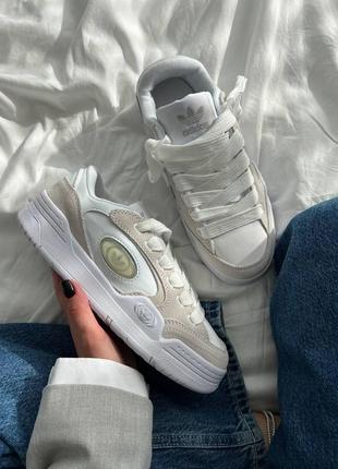 Женские кроссовки adidas adi 2000 white/beige белый бежевый 37