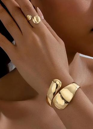 Комплект бижутерия браслет и кольцо