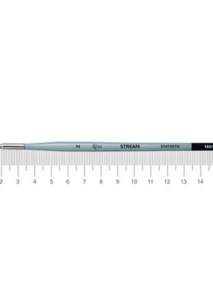 Кисть синтетика круглая лайнер rosa stream 123/3 № 2 короткая ручка (18812332)