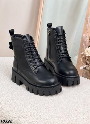 10322 черевики сезон зима матеріал натуральна шкіра