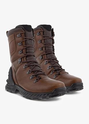 Водонепроникнені шкіряні зимові теплі  високі чоловічі черевики ecco exohike gore-tex 45-46 розмір