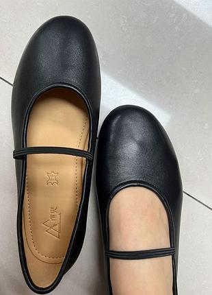 Трендовые качественные балетки из натуральной кожи