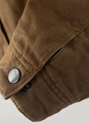 Hm workwear jacket куртка робочий стиль коричнева американська класика гарна зручна вкорочена2 фото