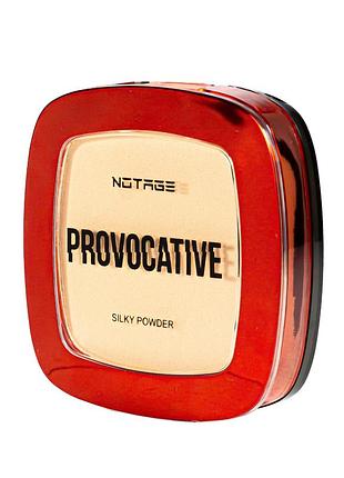 Пудра для обличчя notage provocative silky powder №01 світло-бежевий