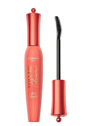 Тушь для ресниц объемная bourjois volume glamour lift & stretch mascara подкручивающая 12 мл