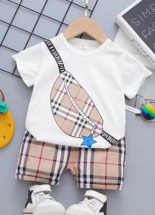 Дитячий літній костюм футболка шорти