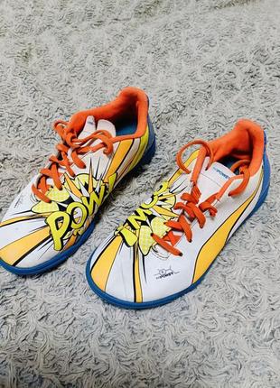Оригинал сороконожки шиповки, бампы, футзалки бутсы  puma 33 размер 20 см