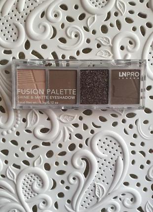 Ln pro fushion palette eyeshadow палетка теней