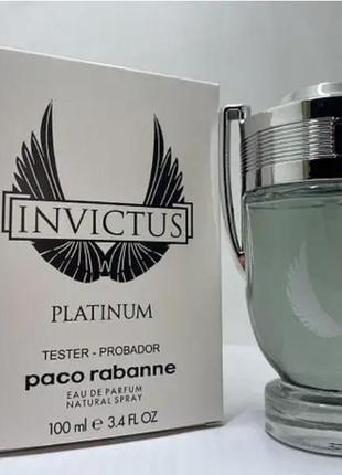 Тестер чоловічої парфумованої води paco rabanne invictus 100 мл