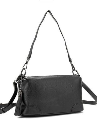 Женская стильная сумка через плечо из натуральной кожи olivia leather b24-w-8616a
