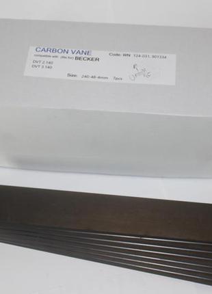 Графитная лопатка 240-48-4мм 7шт 90133400007 wn 124-031 becker dvt 2.140 dvt 3.140