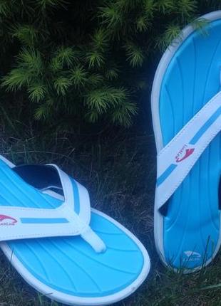 Брендові шльопки luckline 41 42 (шлепанцы вьетнамки)