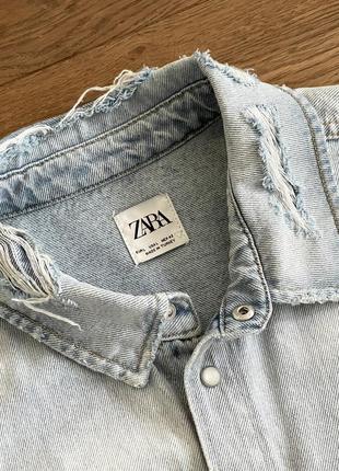 Рубашка zara ( l ) мужская