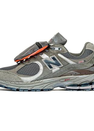 New balance 2002r grey brown pouch🩶