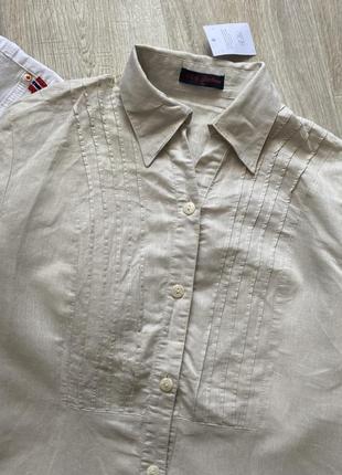 Удоиненная блузка, блуза рамие, блуза крапива, рубашка крапива, рубашка туника, сорочка крапива3 фото