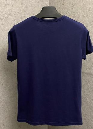 Синяя футболка от бренда lyle&scott4 фото