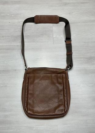 Luxury bally фірмова чоловіча шкіряна коричнева сумка месенджер