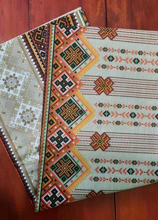 Українські скатертини, скатертини в українському стилі, лляні скатертини з українським...