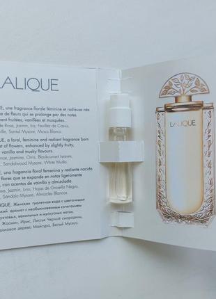 Женская парфюмированная вода пробник lalique eau de parfum lalique3 фото