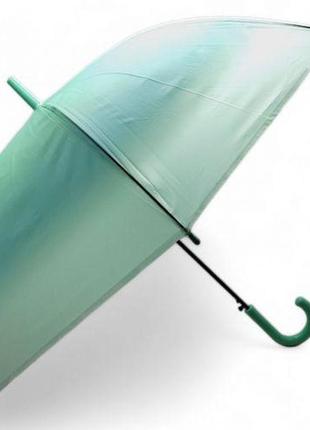 Зонт полуавтоматический "градиент" (голубой)