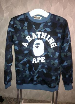 Свитшот bape, a bathing ape