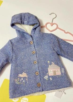 Кофта нова на флісі 9-12 міс