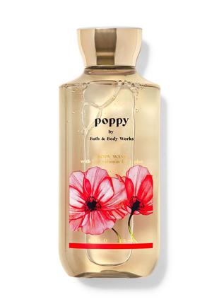 Гель для душу bath and body works poppy
