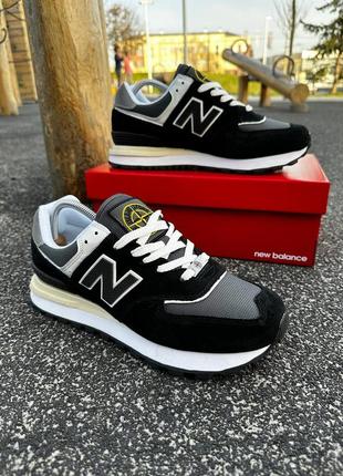 Мужские кроссовки new balance 574 х stone island