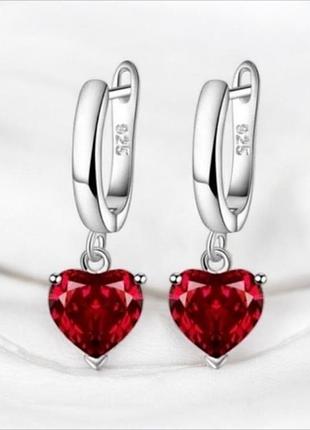 Серьги серебро оригинальные стильные удобная английская застежка