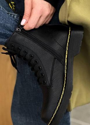 Демисезонные ботинки кожа🖤