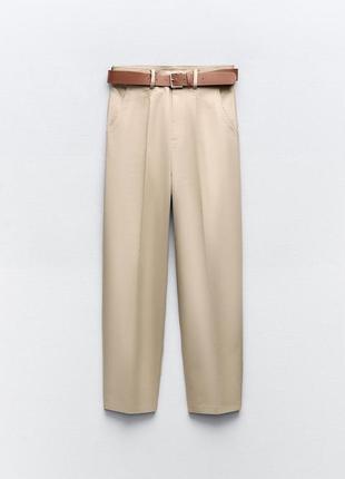 Брюки чинос с ремнем zara2 фото