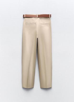Брюки чинос с ремнем zara3 фото