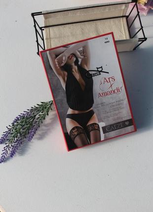 🍑чулки с рисунком камасутра🍑 черные матовые -xs/s/m
