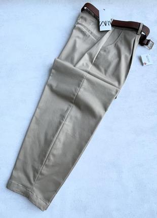 Брюки чинос с ремнем zara4 фото