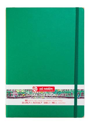 Блокнот для графики royal talens art creation зеленый а4 (21х29.7см) 140 г/м2 80л.