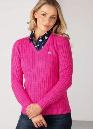 Трикотажний джемпер emma v-neck від rydale