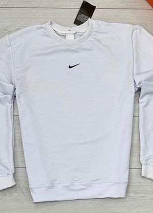 Світшот nike лого (білий колір)