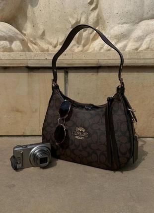 coach Smartwatch shoulder bag brown сумка