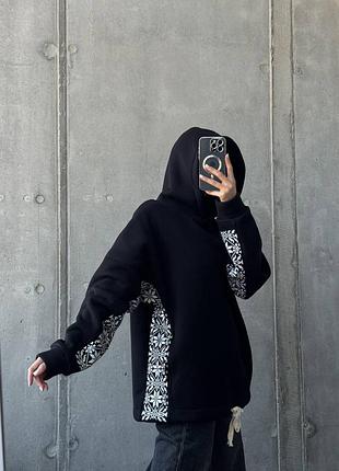 Мега стильный худи оверсайз орнамент украинская