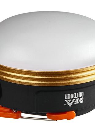 Фонарь кемпинговый skif outdoor light drop ц:black/orange