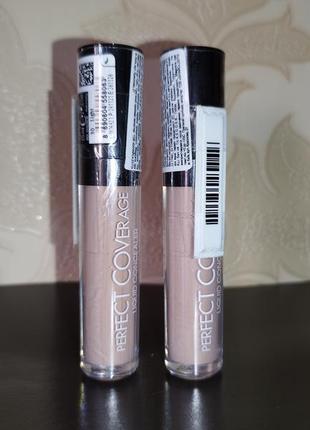 Лот ! консилер корректор для лица и глаз flormar perfect coverage liquid concealer тональный
