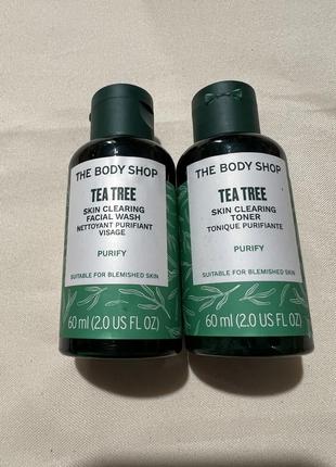 Неля для вмивання та тонік , догляд за обличчям tea tree