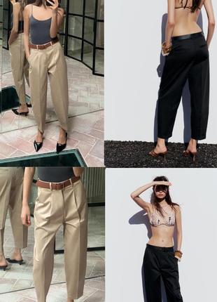 Брюки чинос с ремнем zara1 фото