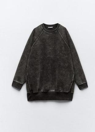 Платье свитшот zara