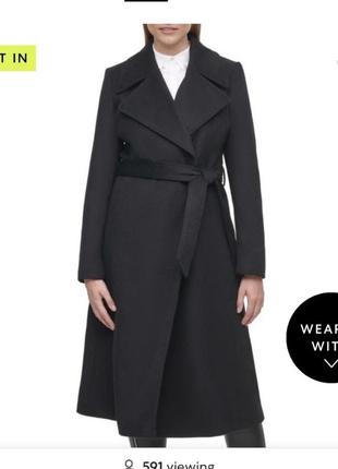 Пальто жіноче вовна karl lagerfeld paris оригинал usa 100%  з америки.