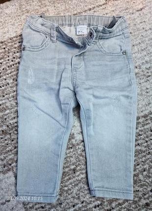 Джинсы 74 роз.6 -9 мес.приталенные