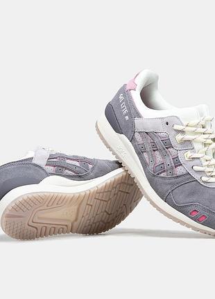 Замшеві кросівки в стилі asics gel-lyte premium