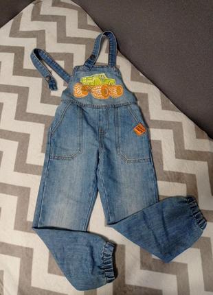 Комбінезон джинсовий 122 monster truck