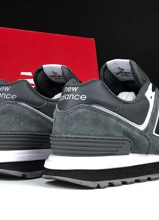 Кросівки new balance 574 legacy  темно сірі ( термо )