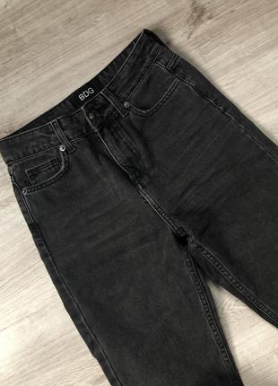 Чорні чёрные графитовые графітові джинсы штаны джинси брюки мом по фигуре высокой талии скини..5 фото